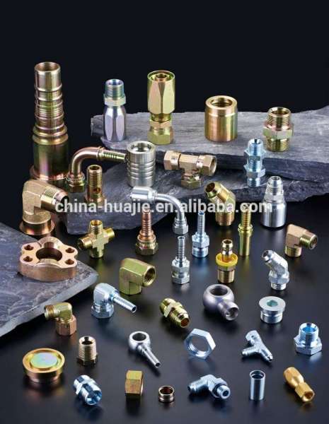 Ningbo China CNC machinery part carbon steel Hydraulic Fittings